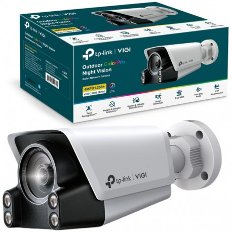 TP-Link VIGI C340S bullet IP turvakaamera välitingimustesse 2688 x 1520 pikslit sein