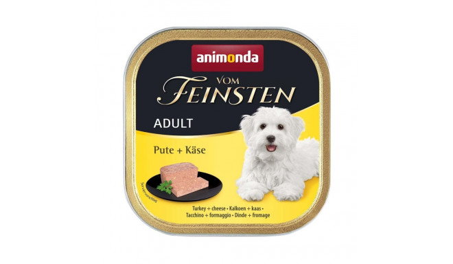 ANIMONDA Vom Feinsten Täiskasvanud Koertele Kalkuni ja Juustuga Märgtoit - 150g