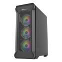 GENESIS Irid 505 ARGB Midi Tower Black, Transparent