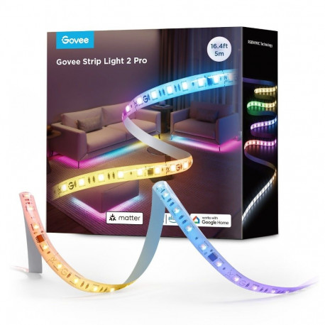Govee H61F5 Ribavalgustid Pro 5m | LED Ribad | Wi-Fi, Bluetooth, RGBWW