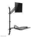 Neomounts wall mounted sit-stand workstation