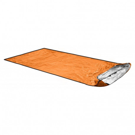 ORTOVOX Bivy Ultralight Adult Rectangular sleeping bag Polyurethane, Silver Blue, Orange