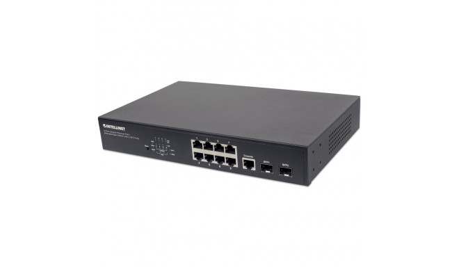 8x POE+ 140W 802.3AT/AF GIGABIT HALLATAV LÜLITI, 2x SFP