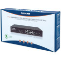 8x POE+ 140W 802.3AT/AF GIGABIT HALLATAV LÜLITI, 2x SFP