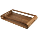 Kahepoolne pähklipuust kandik Artelegno VASD - 49 cm