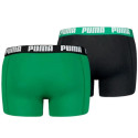 Bokserki męskie Puma Basic Boxer 2P zielone, czarne 906823 34 M