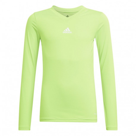 Koszulka dla dzieci adidas Team Base Tee limonkowa GN7513 128cm