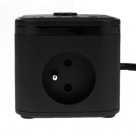Huslog Cube Extension Cord with USB