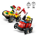 LEGO City Pitsaauto vs tuletõrjeauto võidusõiduautode komplekt
