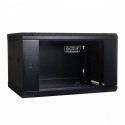 Digitus server cabinet wall mount 19 6U 368/600/450mm, black (RAL 9004)