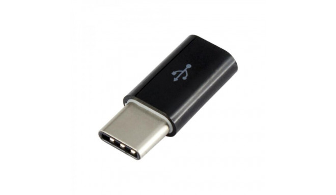 Sbox  Micro USB 2.0 F. -  TYPE C M. black AD.USB-C B