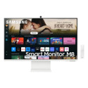 Samsung LS32DM801UUXDU 32 Flat VA Smart Monitor M8 M80D UHD  3840x2160/16:9/400cd/m2/4ms/HDMI USB 88