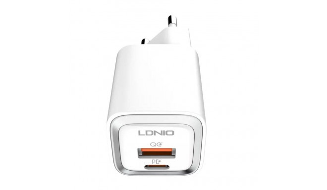 Wall charger LDNIO A2318M USB, USB-C + USB-C - Lightning Cable