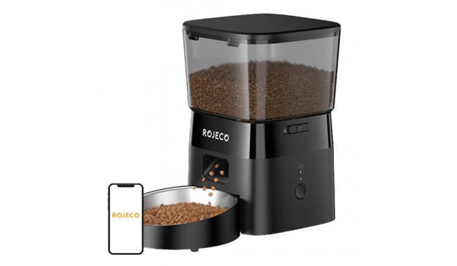 Rojeco 2L Automatic Pet Feeder WiFi Version (black)