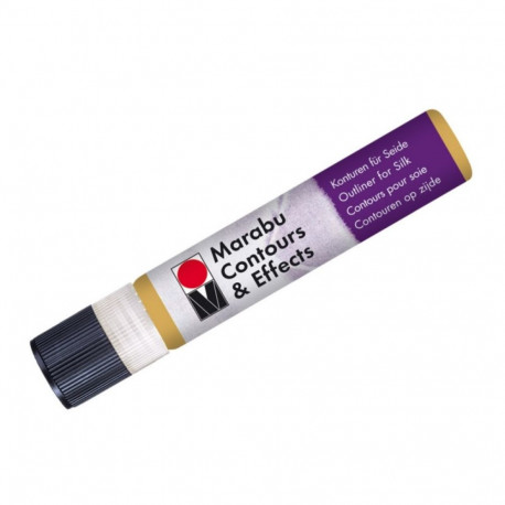 Siidivärvi gutta Marabu 25ml 784 metallic-gold