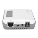DIGITUS 2 Port USB 2.0 Wireless Multi-Functional Network Server, 300 Mbps