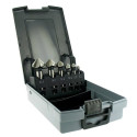 Set of Countersinks ØD 6,3-20,5mm, HSS-E5, 90°. Bright, uncoated, 6pcs