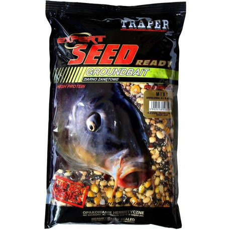 Groundbait seeds - boiled TRAPER MIX1 1kg