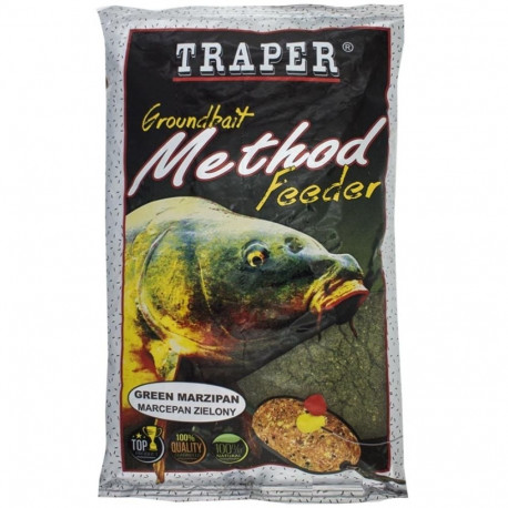 TRAPER Method Feeder Martsipan roheline 750g