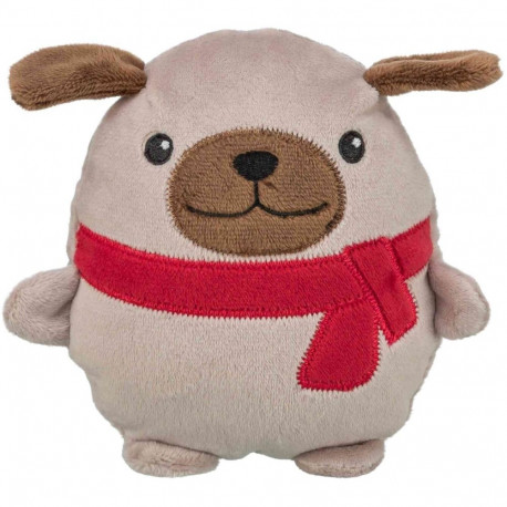 Kalėdinis šuo, pliušinis, 16 cm