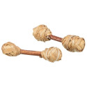 Set of dumbbells, bark wood grass, 2 pcs., 9 × 2 cm