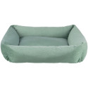 Alena bed, square, 80 × 60 cm, sage Alena bed, square, 80 × 60 cm, sage