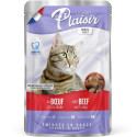 Plaisir Chunks with Beef & Turkey in gravy pouch 100g