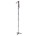 3 Legged Thing Punks Taylor 2.0 Monopod Kit w/wrist strap & DOCZ2 Foot Stabilizer Blk w/Blue