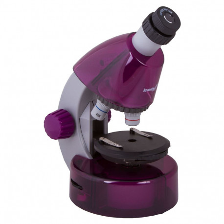 Microscope for children, Levenhuk LabZZ M101 Amethyst, 40x-640x, with Experiment kit