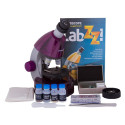Mikroskops bērniem, Levenhuk LabZZ M101 Amethyst, 40x-640x, ar Eksperimenta komplektu