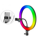 Elight RGB18 45cm 2in1 White & Color RGB LED Light Ring with Smartphone fix + BT remote Black