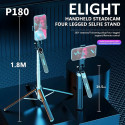 Elight P185S Super Long 1.8m Selfie Stick Tripod with Smarthone / 1/4 screw fix & Shutter Button Bla