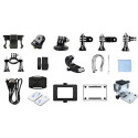 iWear K1 Ultra HD 4K 16Mpix Wi-Fi Sport Camera with 2'' LCD Remote & 8x Fixation Set Silver