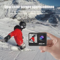 iWear K4 Real 4K 20Mpix Wi-Fi Sport Camera with Sony IMX179 Lens & 8x Fixation Set Black