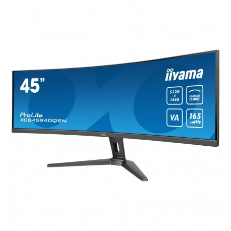 IIYAMA XCB4594DQSN-B1 44.5-tolline ETE VA DQHD 165Hz 450cd/m2 0.8ms MPRT USB-C dokk DP 2xHDMI KVM 3x