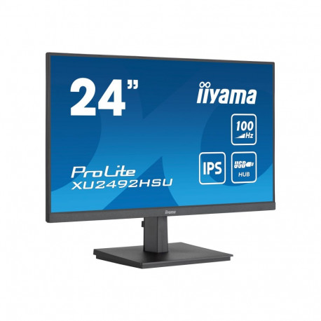 IIYAMA XU2492HSU-B6 24-tolline ETE IPS-paneel FHD 100Hz 250cd/m2 0,4ms MPRT FreeSync HDMI DP kõlarid