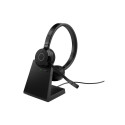 JABRA Evolve 65 TE Headset Link 390 Bluetooth Adapter carry pouch user documents USB-C to USB-A cabl