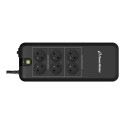 POWERWALK VFD 600 APFC FR Power Walker UPS Standby/Off-line 600VA 4x FR C10 (10A)+2x FR C10 OUT (Lis