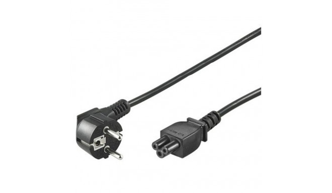 Goobay NK 114 S-180 Power Cord CEE 7/7 (Type-F) to C5, 1.8 m, Black