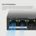 Mercusys MS105GP 5-Port Gigabit Desktop Switch with 4-Port PoE+