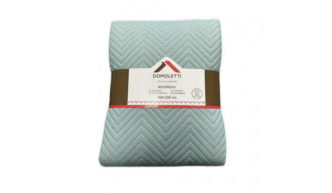 BEDSPREAD MICRO 160X220 CM HERRING AQUA