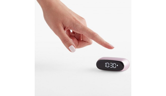Lexon Minut Mini Alarm Clock light pink LR154LP