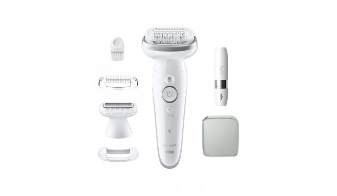 Braun epilaator SES9-341 Silk-épil 9 valge märg ja kuiv