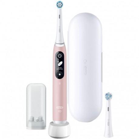 Oral-B hambahari iO6 laetav täiskasvanutele 1 harjapea 5 harjamisrežiimi koos reisikotiga, roosa