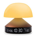 Lexon Mina Sunrise Alarm Clock with Lamp Brown/Light Brown LR153BZ