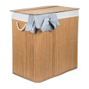 Laundry box with divider G21 63555173, 150l, bamboo