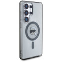 Case Karl Lagerfeld Button Karl Head Printed Logo MagSafe for Samsung Galaxy S25 Ultra black
