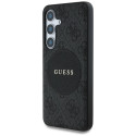 Guess 4G Round Patch Classic Logo MagSafe case for Samsung Galaxy S25+ black