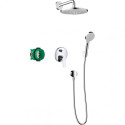 Concealed shower set Hansgrohe Crometta S 27958000