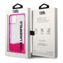 Karl Lagerfeld KLHCP14SLCKVF iPhone 14 / 15 / 13 6.1" roosa jäik ümbris Liquid Glitter Elong